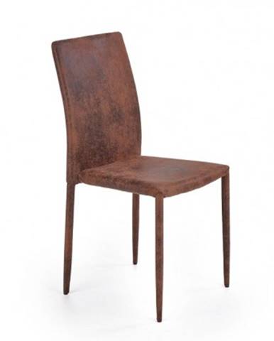 Jedálenská stolička Saiza hnedá