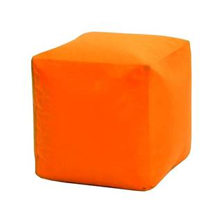 IDEA Nábytok Sedací taburet CUBE oranžový s náplňou, značky IDEA Nábytok