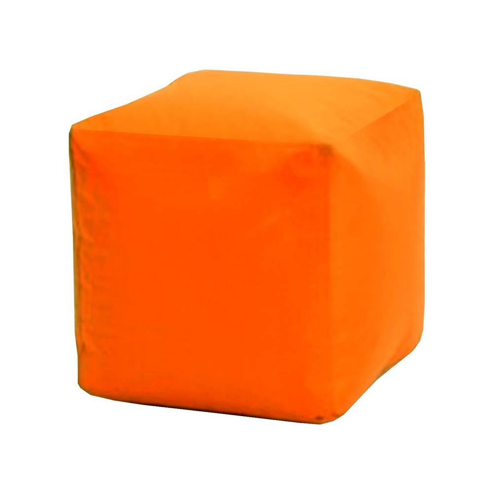 IDEA Nábytok Sedací taburet CUBE oranžový s náplňou, značky IDEA Nábytok