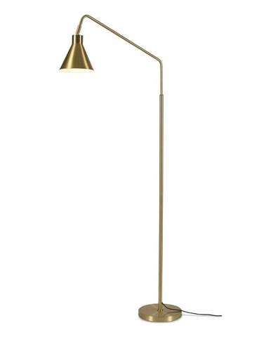 Stojacia lampa v zlatej farbe Citylights Lyon, výška 153 cm