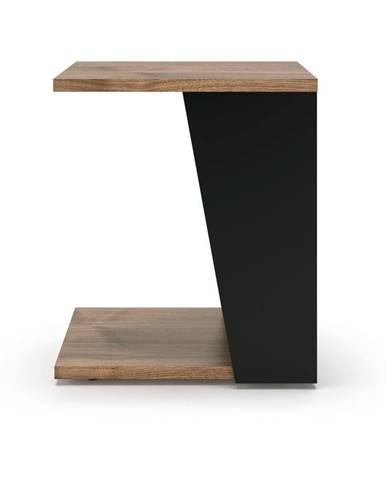 Konferenčný stolík s doskou v dekore orechového dreva 40x40 cm Albi - TemaHome