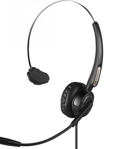 Sandberg PC sluchátka USB+RJ9/11 Headset Pro Mono, headset s mikrofonem, černá
