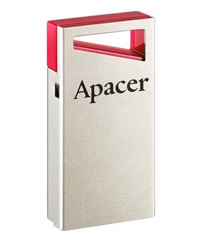 Apacer USB flash disk, USB 2.0, 64GB, AH112, strieborný, AP64GAH112R-1, USB A, s pútkom