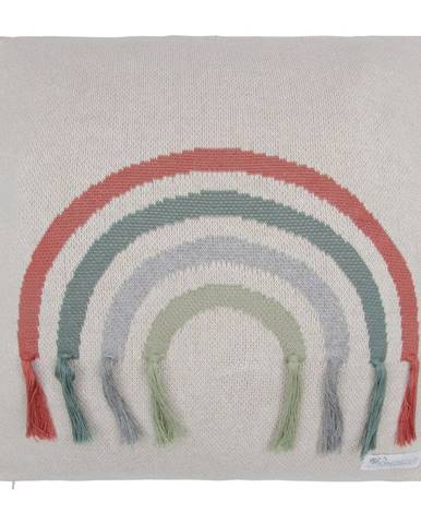 Sivá bavlnená obliečka na vankúš Kindsgut Rainbow, 45 x 45 cm
