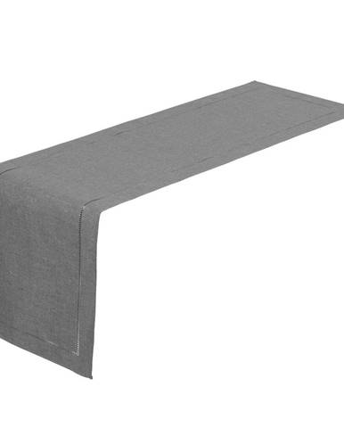 Sivý behúň na stôl Casa Selección, 150 x 41 cm