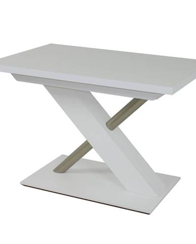 Jedálenský stôl UTENDI biela, šírka 120 cm
