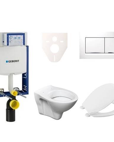 Cenovo zvýhodnený závesný WC set Geberit na zamurovanie + WC S-Line S-line Pro