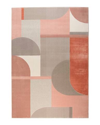 Ružovo-sivý koberec Zuiver Hilton, 160 x 230 cm