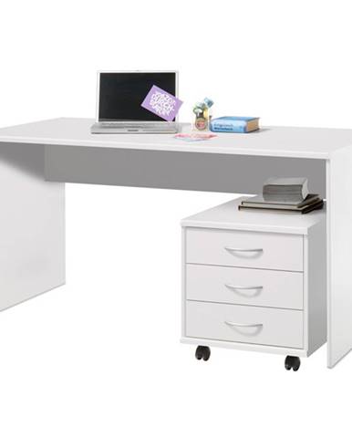 Písací stôl OPTIMUS 39-007 biela