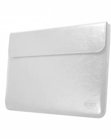 Kožené puzdro na notebook Whiskey Aroma biele MacBook Pro 16 (2019,2020)