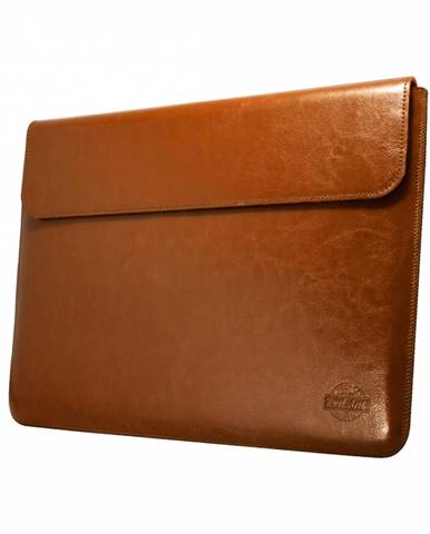 Kožené puzdro na notebook Whiskey Aroma hnedé MacBook Pro 14