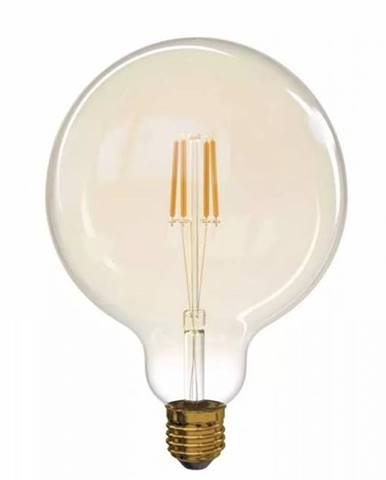 LED žiarovka Vintage, G125, 4W, E27 teplá biela+