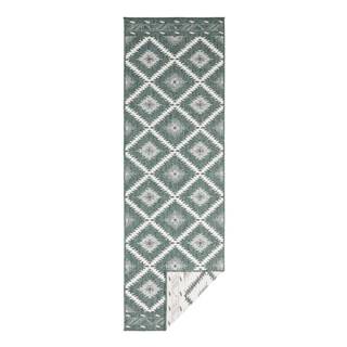 NORTHRUGS Zeleno-krémový vonkajší koberec  Malibu, 250 x 80 cm, značky NORTHRUGS