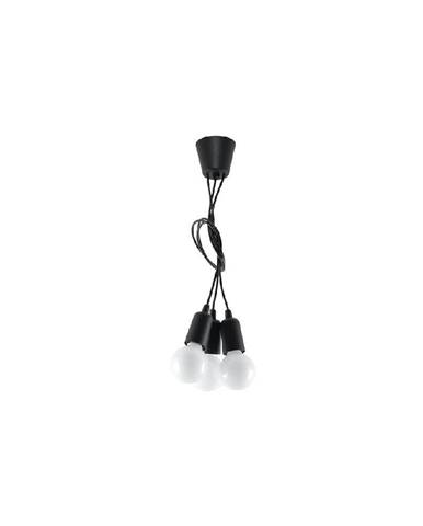 Čierne závesné svietidlo 15x15 cm Rene - Nice Lamps