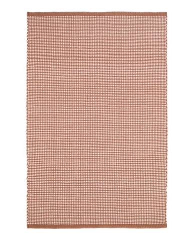 Červený koberec s podielom vlny 200x140 cm Bergen - Nattiot
