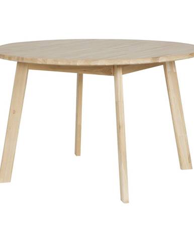 Jedálenský stôl z dubového dreva WOOOD Disc, Ø 120 cm
