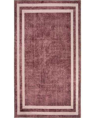 Červený prateľný koberec 180x120 cm - Vitaus